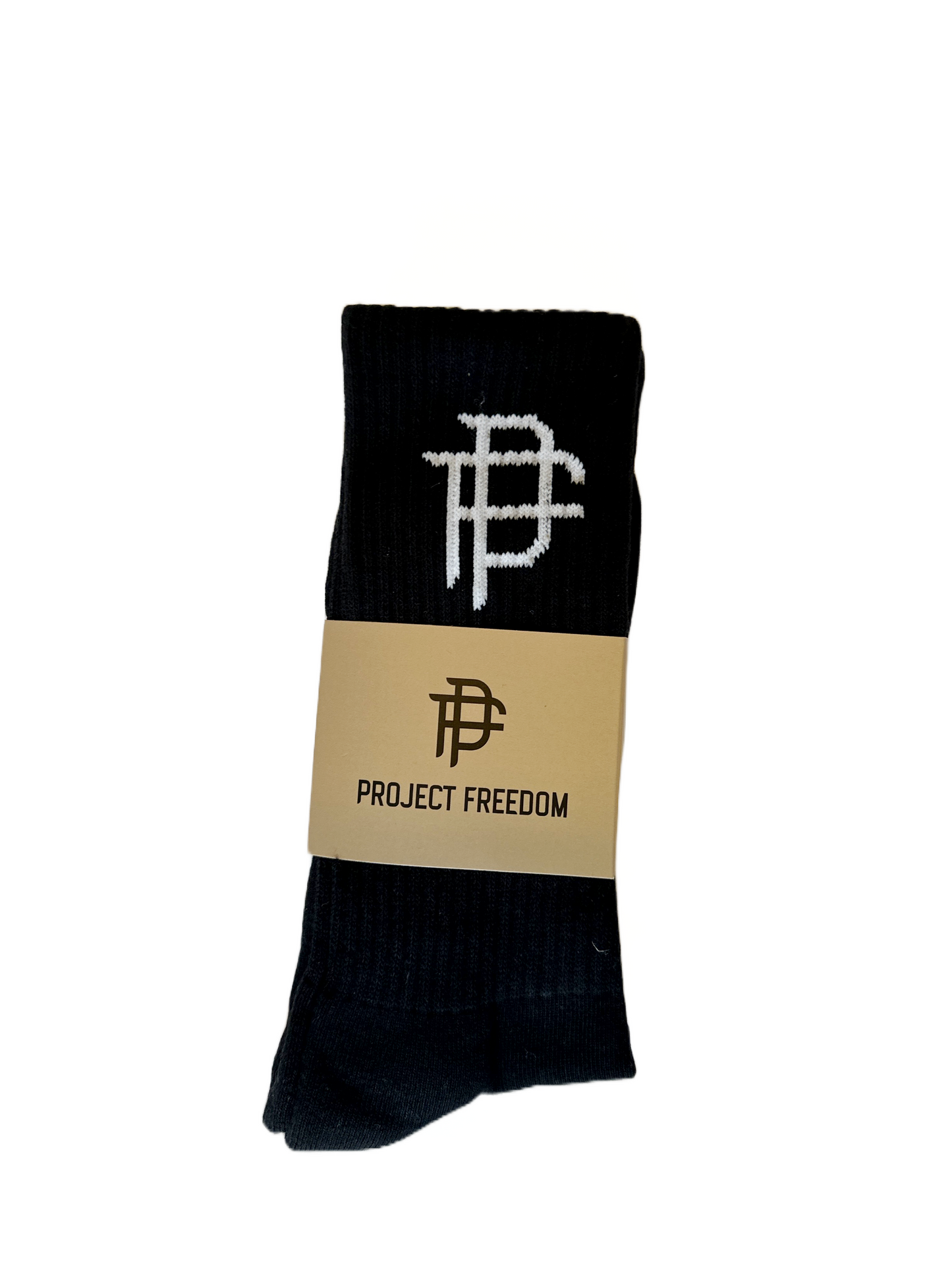 PF Athletic Sock - Black - Project Freedom Clothing