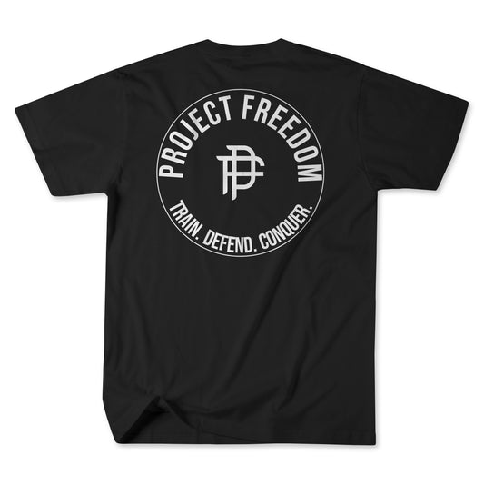 Circle logo Tee - Project Freedom Clothing 